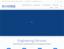 Tablet Screenshot of flometrics.com